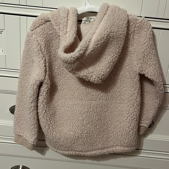 Little kids Black Dog Sherpa fleece hooded sweatshirt size 3t - Picture 4 of 4